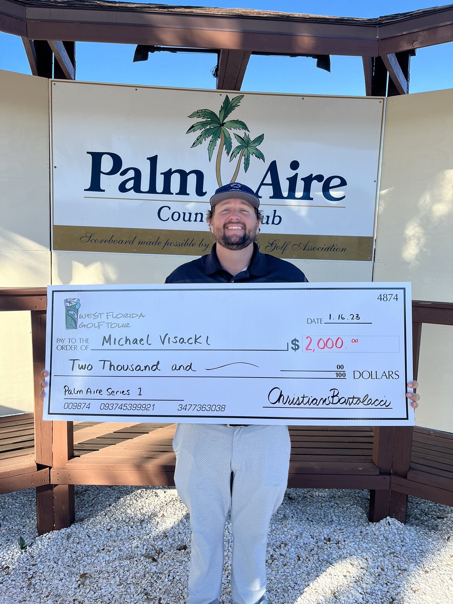 Happy to get the job done today and pick up win #43 on <a href="/WestFloridaGolf/">West Florida Golf Tour</a> #TFS#BMV