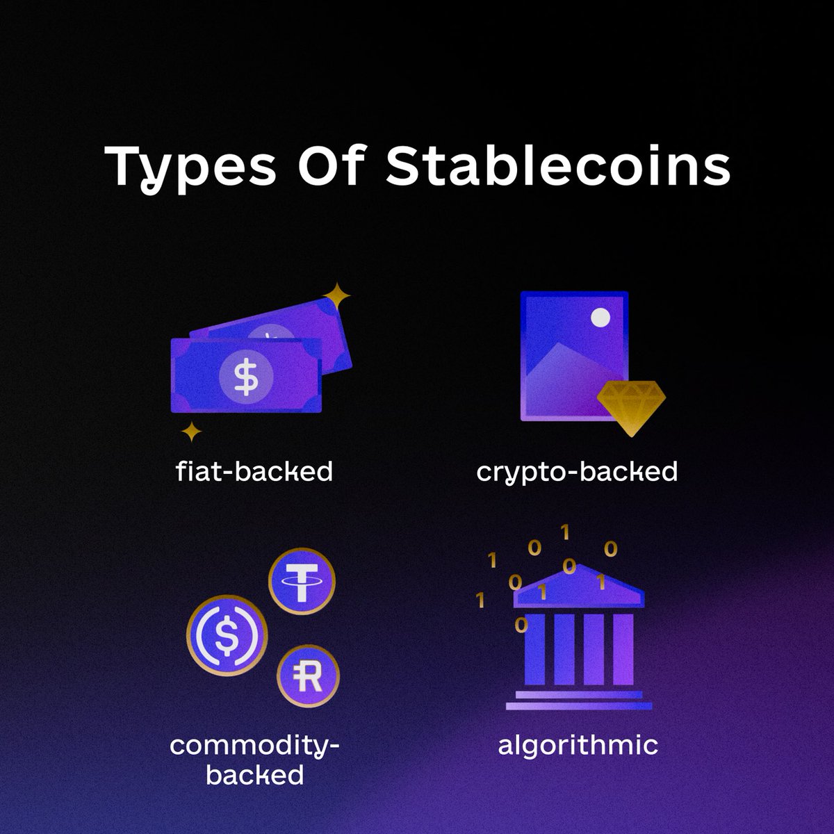 Stablecoins are your parachute while flying on a crypto Boeing✈️ There is always a risk that it will not open, but in case of stablecoins, the chances of failure are miserable. Stablecoins are cryptocurrencies with low volatility, which makes them ideal crypto to invest in.