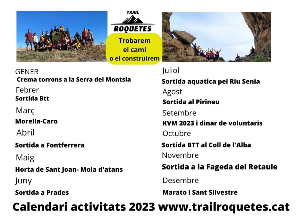 Calendari d’activitats 2023 - trailroquetes.cat/calendari-dact…