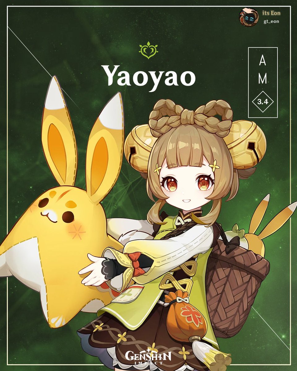 gt_eon's tweet photo. Hello Travelers!!!

Today I bring you the New Complete AM Guide🔥!!! and starting this new format is Yaoyao🍃. I hope it helps you 🙏 and if you have any comment or suggestion please comment it.🦾
(1/4)
#Yaoyao #GenshinImpact https://t.co/WePDo7HDt2