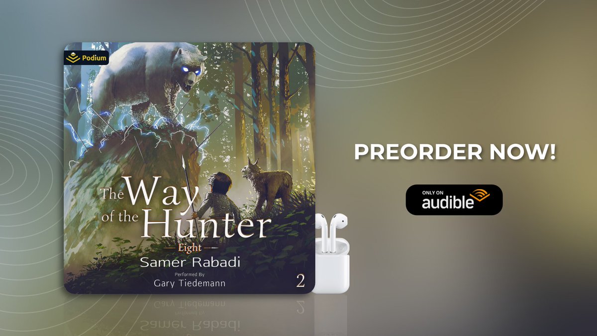 3seed's tweet image. Eight has carved a home out in the wilderness, but can he handle his biggest challenge yet—civilization?

Eight 2: The Way of the Hunter is out on 1/24, with @garytiedemann once again narrating the story. audible.com/pd/The-Way-of-…

@podium #LitRPG #ProgressionFantasy #GameLit