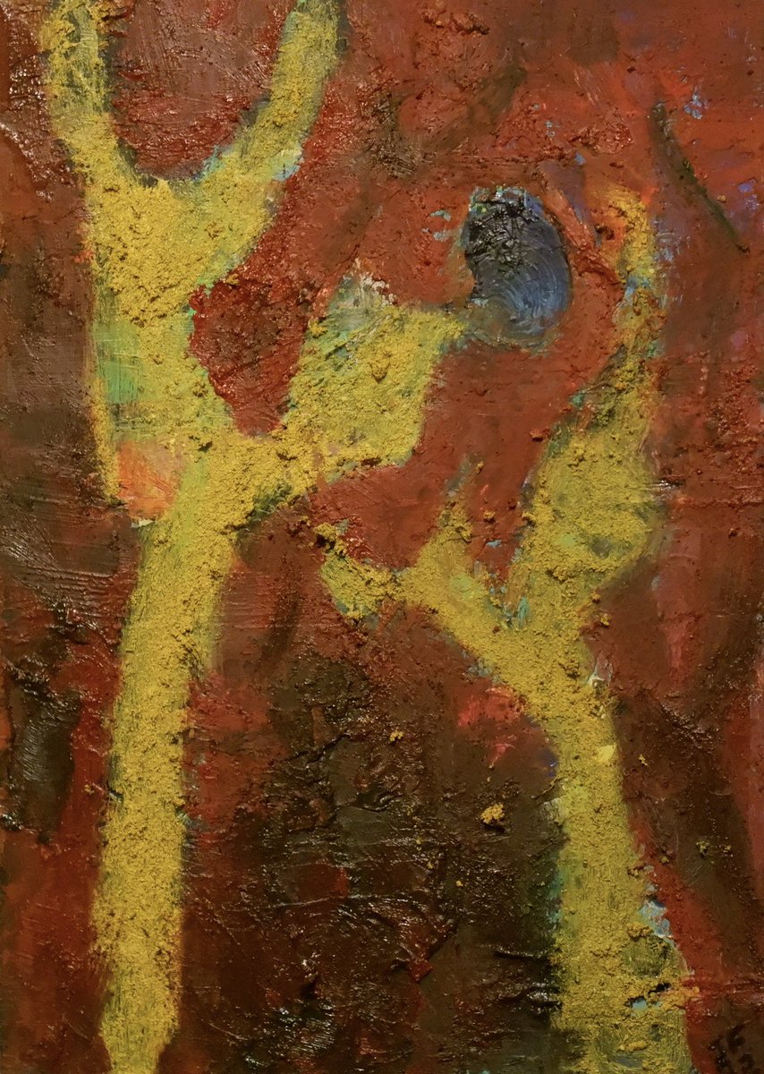 Fonda_JF's tweet photo. Two Dancers
Acrylic, oil, sand on canvas, 8โ x 12โ
JF22
.
.
#abstract #oilpainting #sandart #mixedmedia #abstractart #abstractpainting #twodancers #acrylicpainting https://t.co/Ou72HcrWAv