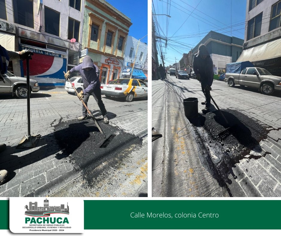 Pachuca_SOPDUVM's tweet image. Continuamos atendiendo al 💯 tus reportes WhatsApp 📲, con el #ProgramaDeBacheo en:
🛤 Blvr. Everardo Marquez, col. Ex-Hacienda de Coscotitlan.
🛤 Blvr. Panorámico, col.Adolfo López Mateos.
🛤 Calle Morelos, col. Centro.
🛤 Calle San Rafael, fracc. La Cruz.
#PachucaAvanzaContigo