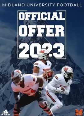 After a great visit with <a href="/CoachJamrog/">MU Coach Jeff Jamrog</a> <a href="/Coach_Dzuris/">Ross Dzuris</a> I am blessed to have received an offer to continue my education and play football at Midland University <a href="/coachchucs/">David Machuca</a> <a href="/coachmgentle/">Matt Gentle</a> <a href="/Coach___Cid/">Alberto Cid</a> <a href="/NadeFootball/">CHAMINADE FOOTBALL</a> <a href="/Midland_Sports/">Midland Warriors</a>