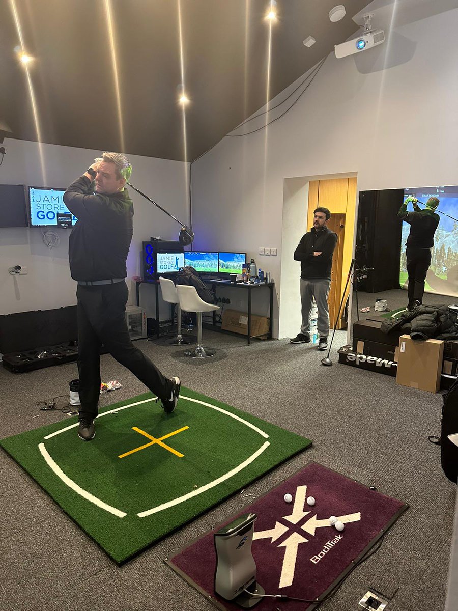 Callaway #Paradym fitting today. Nice distance gains #CallawayAmbassador