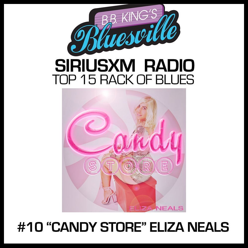 ElizaNealsRocks's tweet image. #MusicMonday #MusicNews “Candy Store” by Eliza Neals a new Spring Single out on #ValentinesDAY has hit #RACKOFBLUES on #SiriusXM #BBKings #Bluesville CH74 📡 Number 10 of the TOP 15 New Blues Songs 
🙌🏽 #RadioChart #BluesHour 
👉🏽 elizaneals.com/siriusxm-blues…
