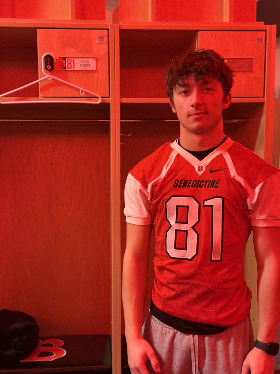 Thank you <a href="/CoachSchradesBU/">Coach Schroeder</a> for inviting me to Check out <a href="/BenUFootball/">Benedictine Football</a>. Thank you for showing me around campus and giving me the eagle experience.