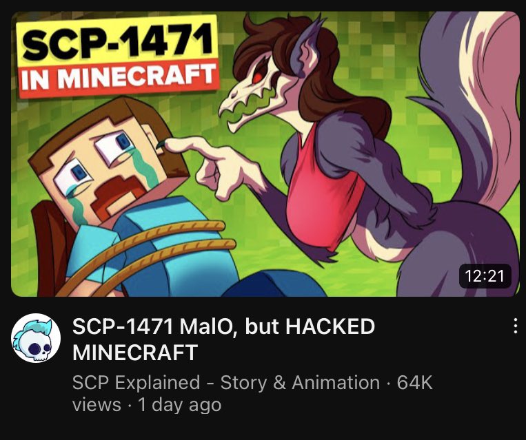 SCP-1471 MalO, but HACKED MINECRAFT 