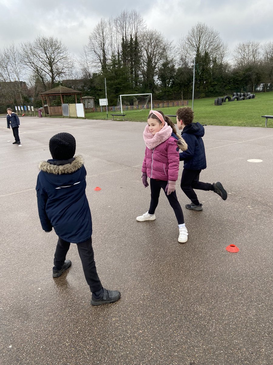 Our second sessions with Watford FC. The children discussed self-esteem and worked in partners outside.