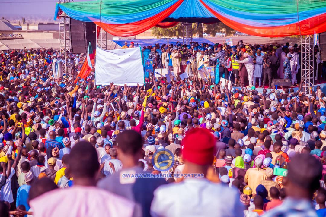 GwagwareMedia's tweet photo. Pictures from campaign rally in Funtua 17/1/2023. https://t.co/mMvOlwPZAj