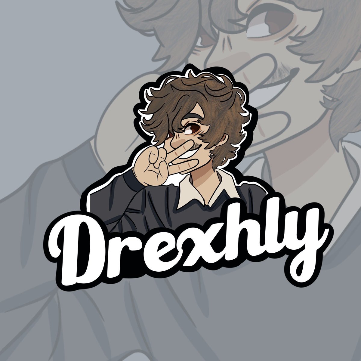 Drexhly's tweet photo. Shout out to @johannaart5 for the new pfp and background for my twitch and YouTube I love all the art you made and I will come to you again for more in the future https://t.co/flpb2O17Aq