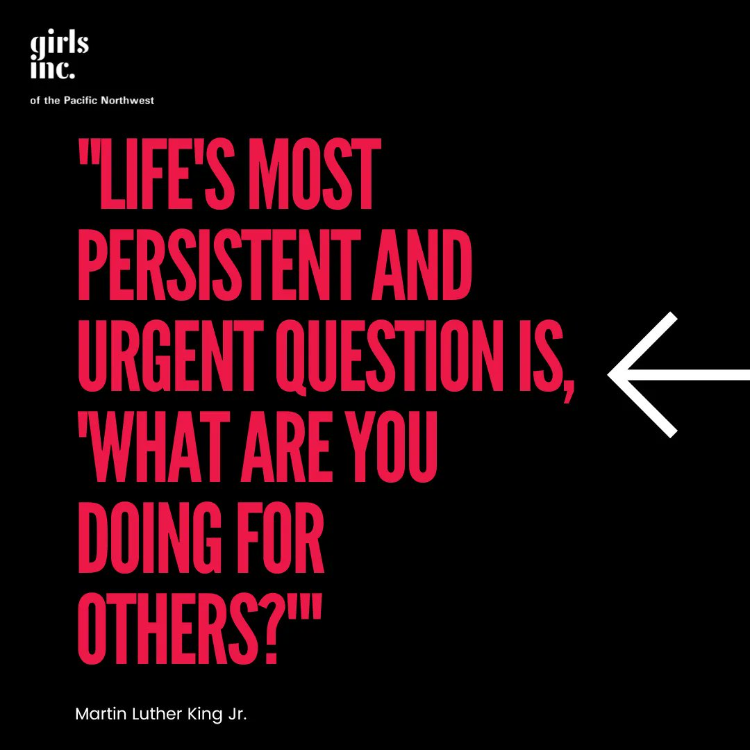 At GIPNW we strive to help youth live happy and healthy lives while providing tools and resources they can use to better their future. 

Today we honor and reflect on the incredible work, sacrifice and legacy of Martin Luther King Jr. ❤️

#MLKDAY #StrongSmartBold