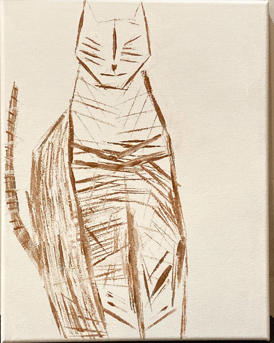 eXtremeKylieG's tweet photo. I felt like painting kitties. #makebadart https://t.co/8ObAWH6hKc