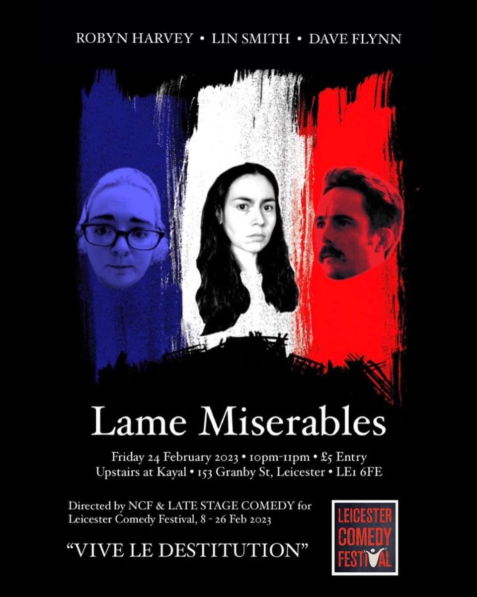LameMiserables's tweet image. Three 30-something Midlands comics reflect on the cost of living... through their 20s. Dave Flynn, Robyn Harvey and Lin Smith consider their failed attempts at self-improvement and successful attempts at self-destruction at @LeicsComedyFest