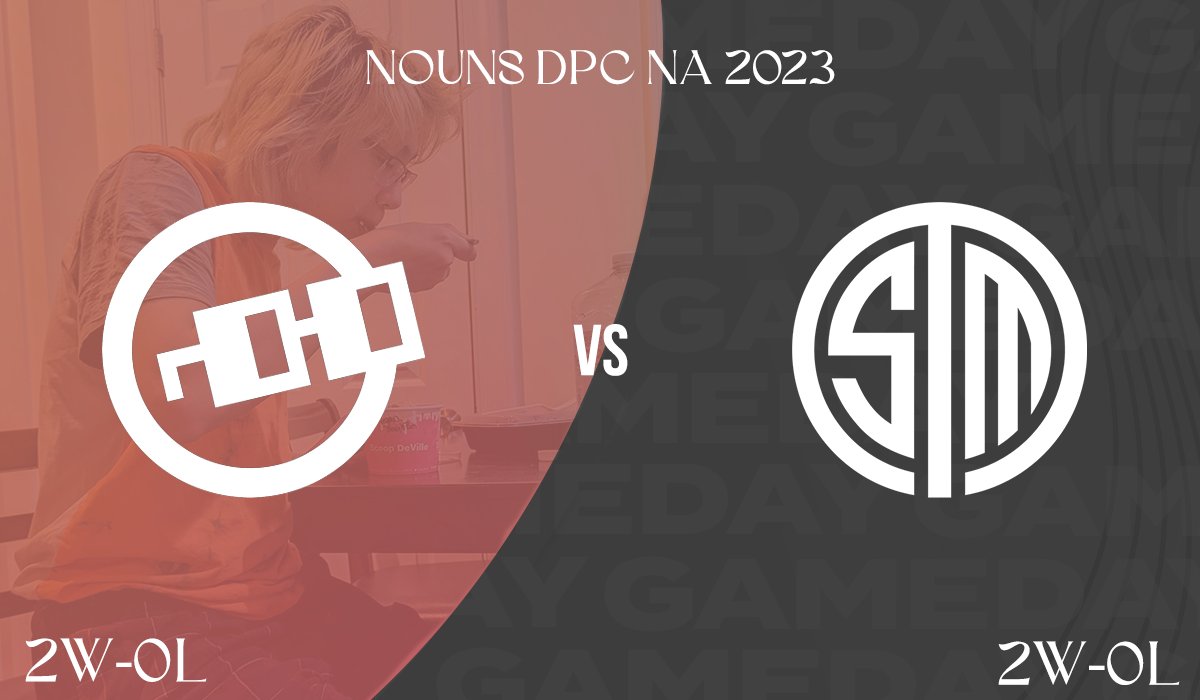 nounsgg's tweet photo. BIG GAME ALERT ⏰

Our DotA squad faces off against @TSMDOTA in 20 minutes! Don't miss  this one! ⌐◨-◨

#nounsDotA https://t.co/snwFX9ay2v