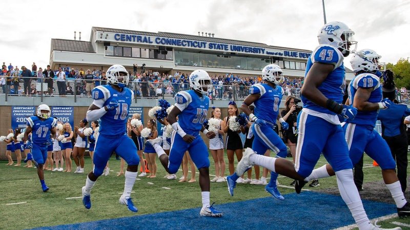 I am beyond blessed and honored to say after a good conversation with @FBCoachCJ have received my first offer to play Division I football @CCSUfootball @gambo3241