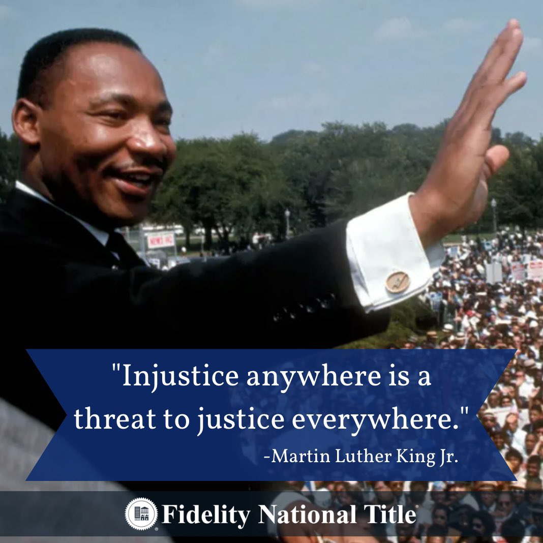 FidelityTitleOR's tweet photo. Honoring the legacy and impact of Martin Luther King Jr. 🕊️
.
#mlk #martinlutherkingjr #mlkday https://t.co/UQmQ3OlmSD