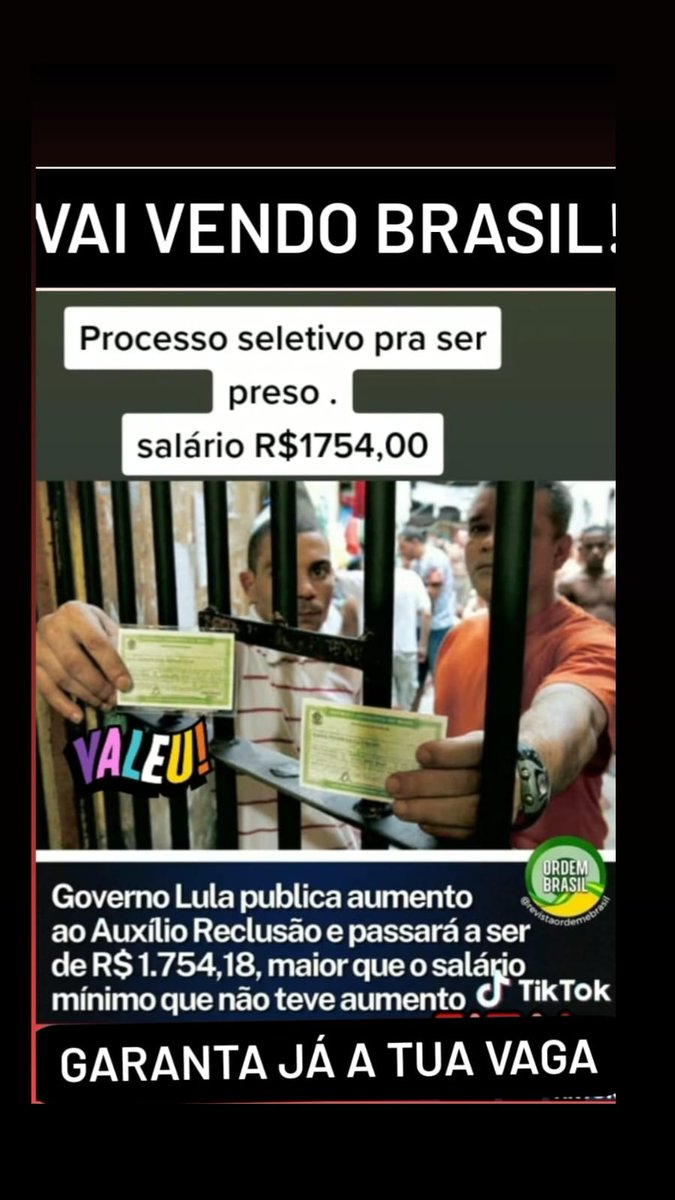AtalaiaSenhor's tweet image. Que #governo é esse?
#Ilegítimo nas #eleições, ilegítimo na #governança e ilegítimo nas #verdades, teve a coragem de #desprezar os #trabalhadores e acolher #criminosos. É o #cúmulo do #absurdo! #processoseletivo #Brazil #NYTimes #luladrao #desgoverno