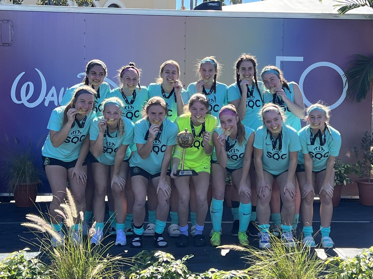 EllaSills32's tweet photo. Won the championship at the Disney Showcase with PK’S!  @SQCsoccer https://t.co/lzukHUqy7f