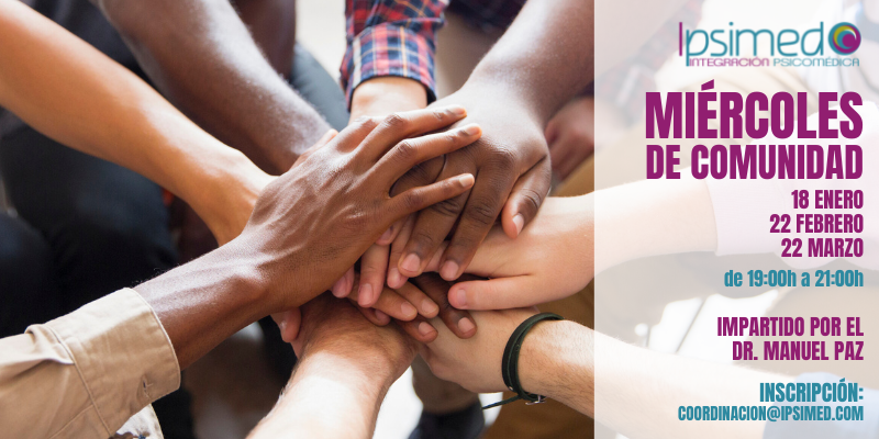 Ipsimed's tweet photo. #MiércolesDeComunidad
✅ El próximo miércoles 18 de enero 2023, de 19:00h a 21:00h horas, en @Ipsimed retomamos las prácticas de #meditación en comunidad. Sesiones guiadas por el Dr. Manuel Paz Yepes.
✅Inscríbete! coordinacion@ipsimed.com
📌Más info: https://t.co/AowbY8ByLJ https://t.co/yE1oOrFkmo