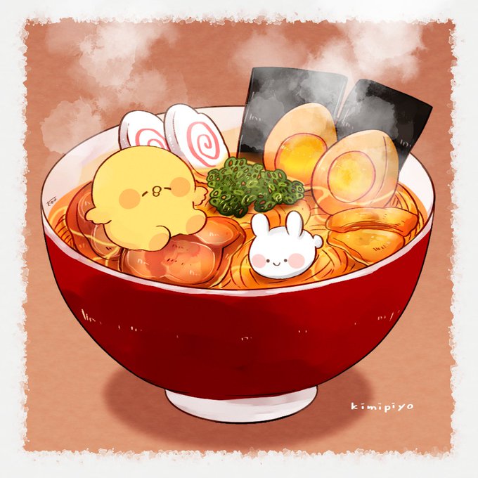 「麺 湯気」のTwitter画像/イラスト(新着)｜4ページ目