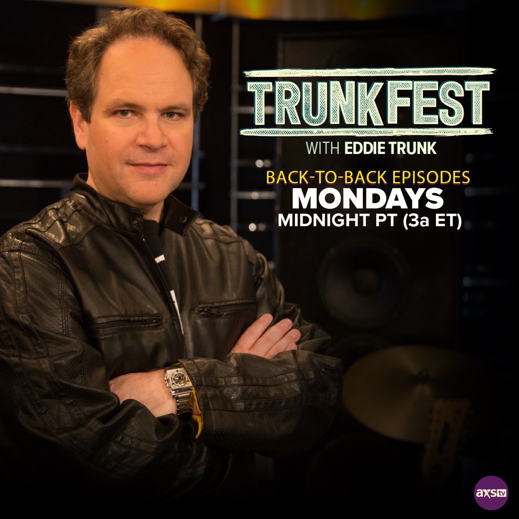 TONIGHT my <a href="/AXSTV/">AXS TV</a> series #TrunkFest is back on TV! Back to back episodes every Monday of my series covering music festivals and events around the US and world. Mid PT/3A ET, so would appreciate you setting those DVRs and watching. Thanks !