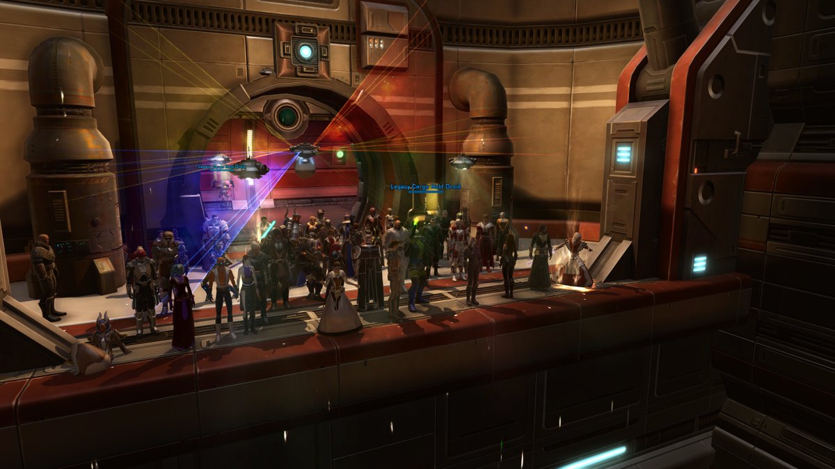 order_eternal's tweet photo. Every Saturday night The Eternal Order puts on amazing events that cater to our members, these can range from a PvP Slayer Event to World Boss Hunts of various degrees. This past Saturday TEO decided to pull our members to the Fleet Datacron! And of course take a guild picture! https://t.co/JjwWHV1yLu