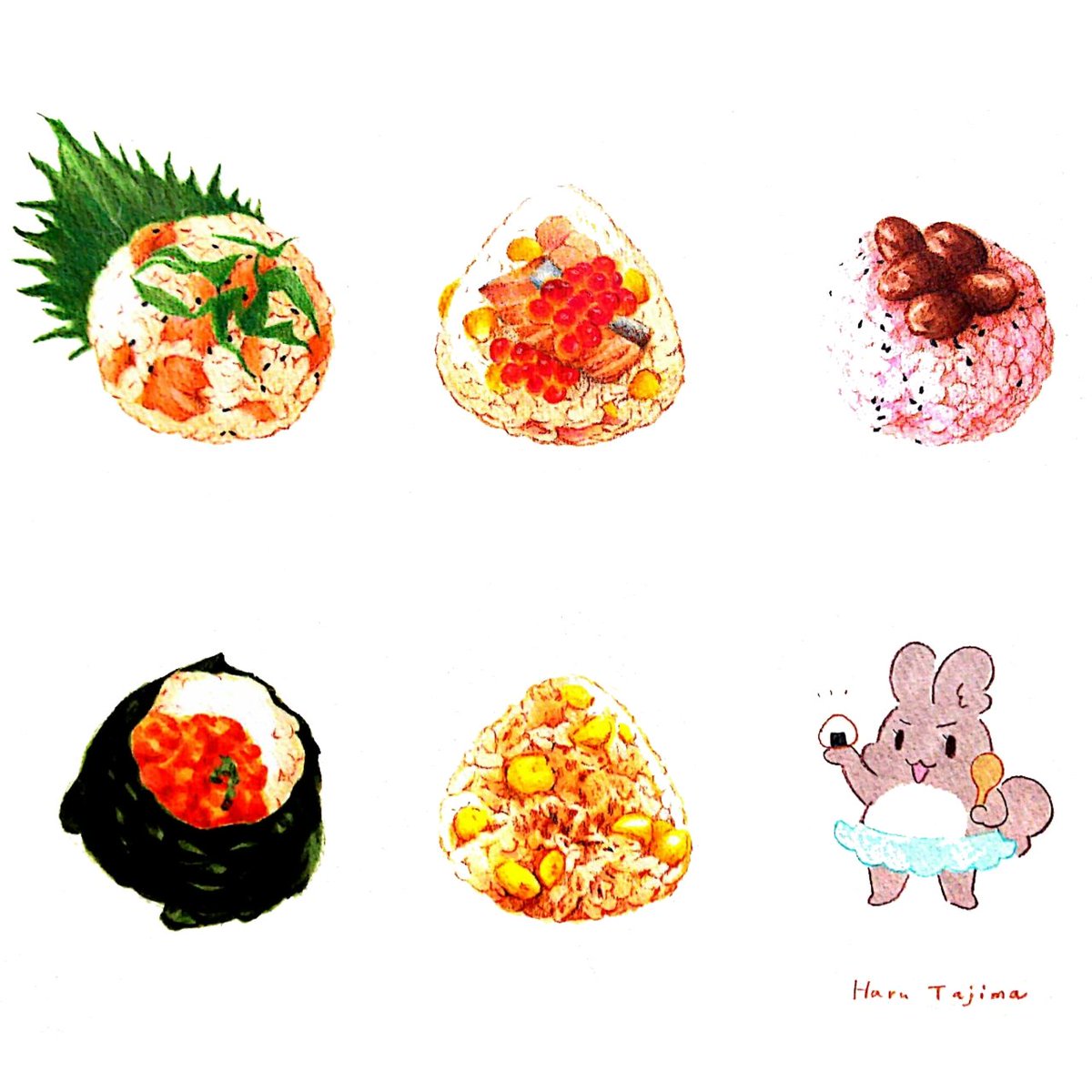 food white background simple background onigiri no humans food focus holding  illustration images