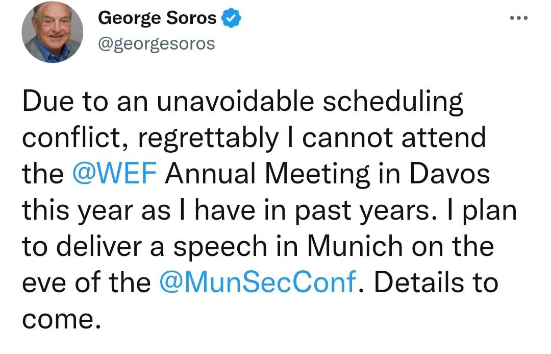 shenainaha's tweet photo. Coincidence #Klaus Schwab🤔🤔🤔 and George Soros can't attend the #WEF meeting🤔🤔🤔🍿🍿🍿 https://t.co/lBnNB0wwIg