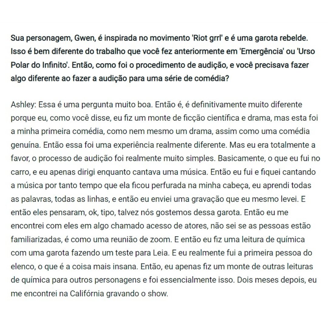that90sshowbra's tweet photo. 🤘 ENTREVISTA COM ASHLEY AUFDERHEIDE PARTE 1

O @journalistwfh, do site MEAWW, entrevistou Ashley Aufderheide, a Gwen de That '90s Show!

A entrevista está traduzida aqui no carrossel

A original: https://t.co/HNJczu8F7s https://t.co/SUr90eXSil