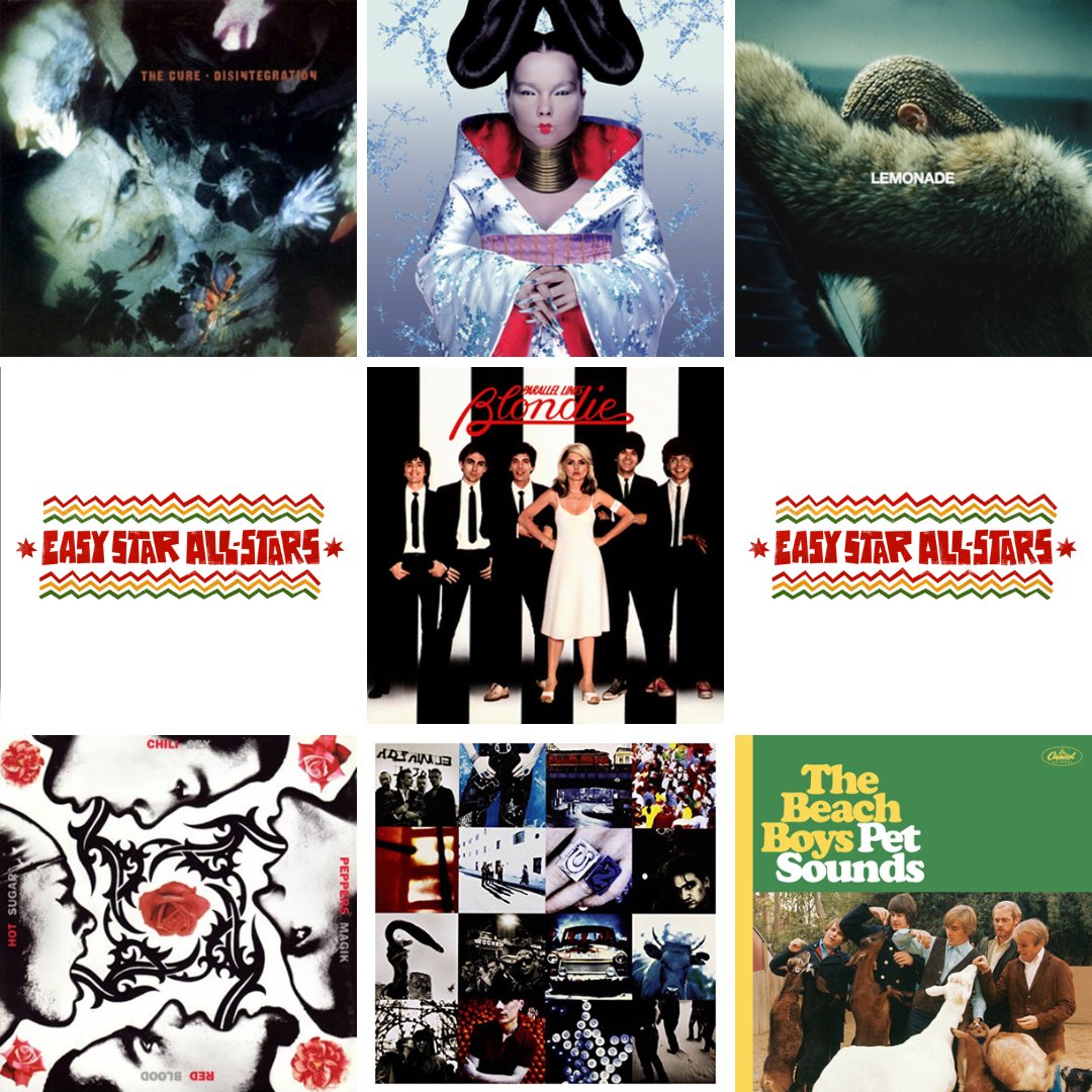 It's down to these 15 iconic albums, which album will be the next Easy Star All-Stars tribute album?👀 Let us know your guess below!

January 20th: album reveal + first single + pre-order!🔥⏰

#EasyStarAllStars #EasyStarRecords