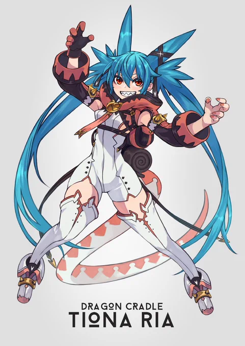オリキャラ、ティオナ・リアの新衣装2023。Original character Tiona Ria 2023 New Costume. 