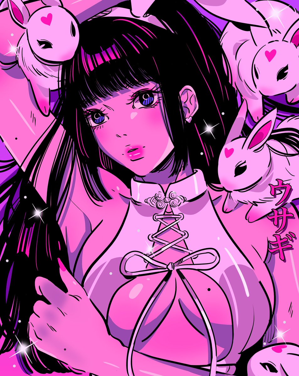 spriscillart's tweet photo. YEAR OF BUNNIES 🐰💕✨ is now available on @foundation 🌸 starting from .88 eth (8 for luck ☺️)  RT will be appriciated #NFTCommunity #NFT #NFTFam 
Link: https://t.co/KdSfupvdEh https://t.co/Gn9rbo2gDT
