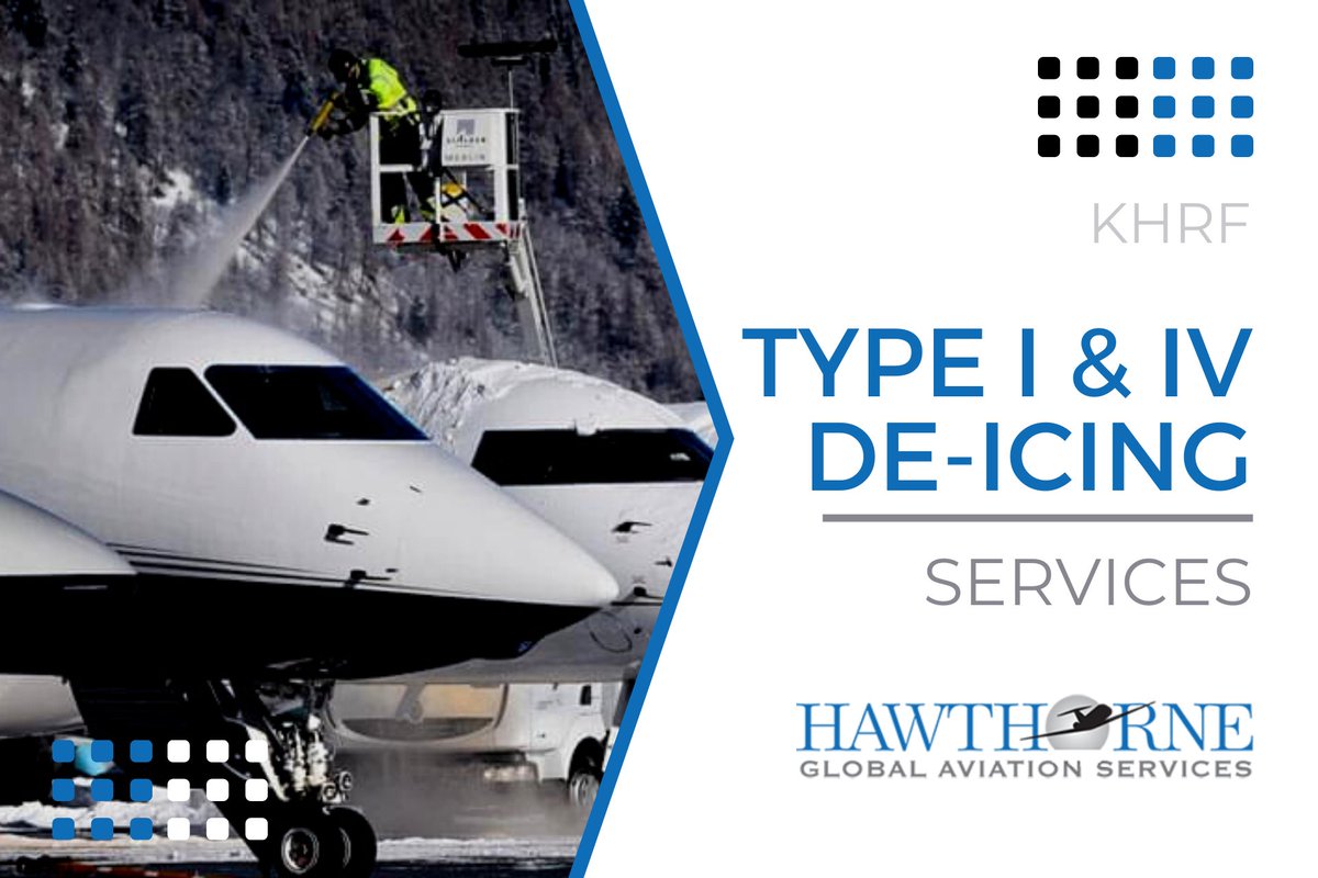 Cold weather means de-ice procedures are in full effect, and our Hamilton, MT location is now able to perform this service! See our new service in action at hawthorne.aero/hamilton