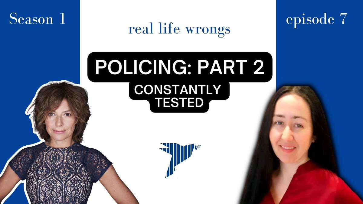 RealLifeWrongs's tweet photo. We’re back!

This week, RLW returns with Part 2 on POLICING. We discuss cases of past misconduct and address ongoing compaints against the RCMP, including civil litigation on workplace harrassment, abuse of authority, and sexual misconduct.

➡️ https://t.co/iiyPkkABXS https://t.co/u75TqdIDui