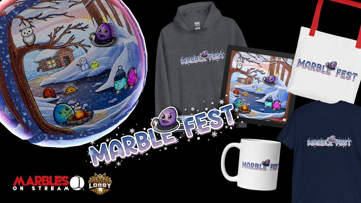 Get ready for #MarbleFest40! Don't miss out on the exclusive merchandise on sale now and grab a layer from the marbles shop before the event!

thegamerlobby.com/marbles-on-str…

#MarblesOnStream #MarbleFest #Event #Marbles