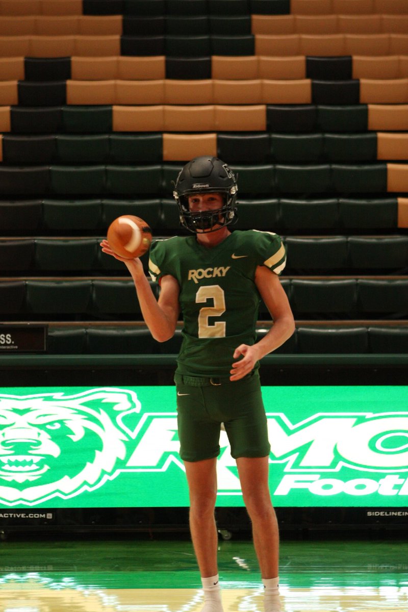 eli_groshelle's tweet photo. Excited to announce my commitment to @Rocky_Football for the next 4 years. Huge thanks to @Coach_Stutz  for this great opportunity. https://t.co/nJCVroMtjR