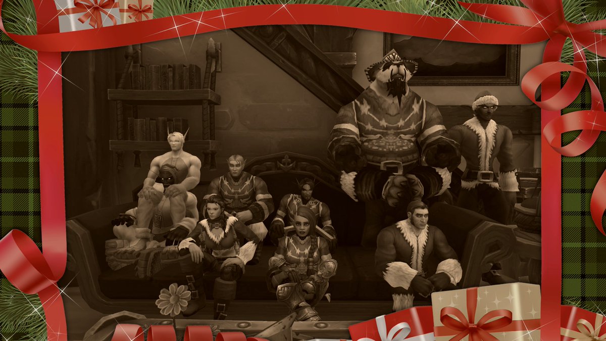 _Brumaluz_'s tweet photo. Un poco tarde, pero desde Arathi
os deseamos felices fiestas y felices cagaleras. 
con @chikitisimo @Alkredh @Delthir y Sagran(quenotengotutwitter)♥ https://t.co/w3zd5y4G3f