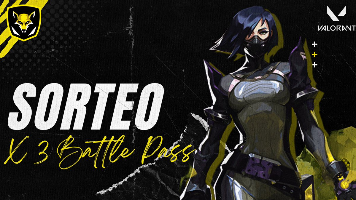 🍀SORTEO, SORTEO, SORTEO🍀

Ahora que tengo su atención, sí, HAY SORTEO por 3 PASES DE BATALLA de #Valorant.

Participar es fácil👇🏽

✅Follow <a href="/RyzeGaming_GT/">Ryze Gaming</a> 
✅Follow <a href="/ByronDrek/">Byron Drek</a> 
🔁RT a este post
🫂 Mencionar a 2 amigos

¡Sorteamos este miércoles 18/1!🗓