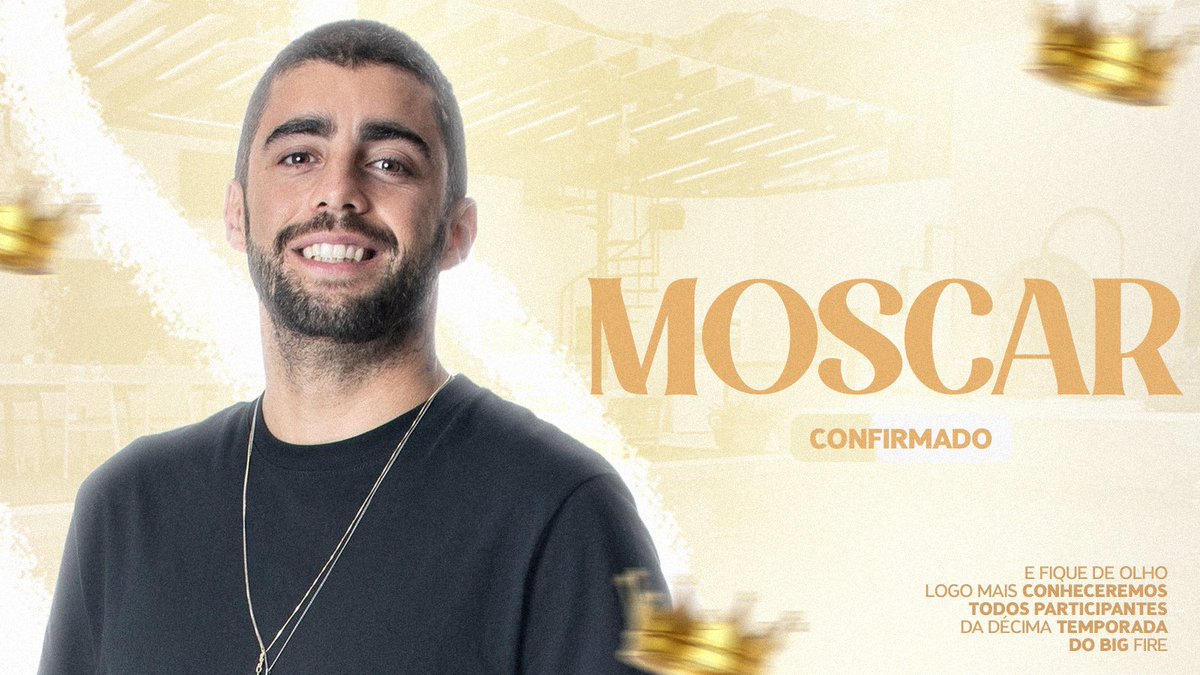 realitybigfire's tweet photo. • NOVATO
Moscar (@tuittamoscar) está confirmado na nova edição do Big Fire! 🔥
Você é #TeamMoscar? 🪰 https://t.co/ZXVq4mYv36