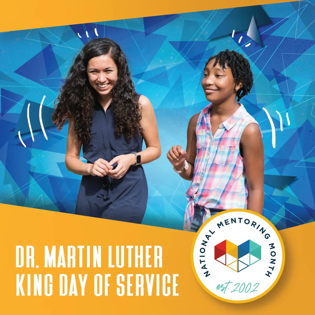 DigitalVibezInc's tweet photo. Today we honor Dr. MLK Jr. by continuing his fight for a just and equitable world. By building relationships and communities where people feel heard and valued, #MentoringAmplifies belonging and respect. Join us in this work at: https://t.co/09CK9uy3QJ #MentoringMonth #MLKD https://t.co/bIXEylncrg