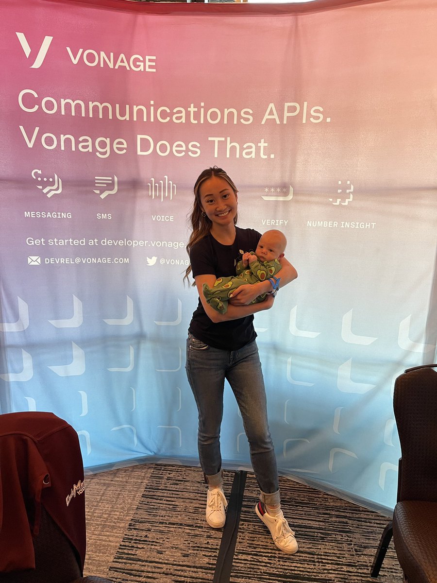 tessak22's tweet photo. The @VonageDev swag is getting legit at @ThatConference 🥑 👶

#thatconference #thatconf #devrel #devavocado https://t.co/hnJtfWsi0l