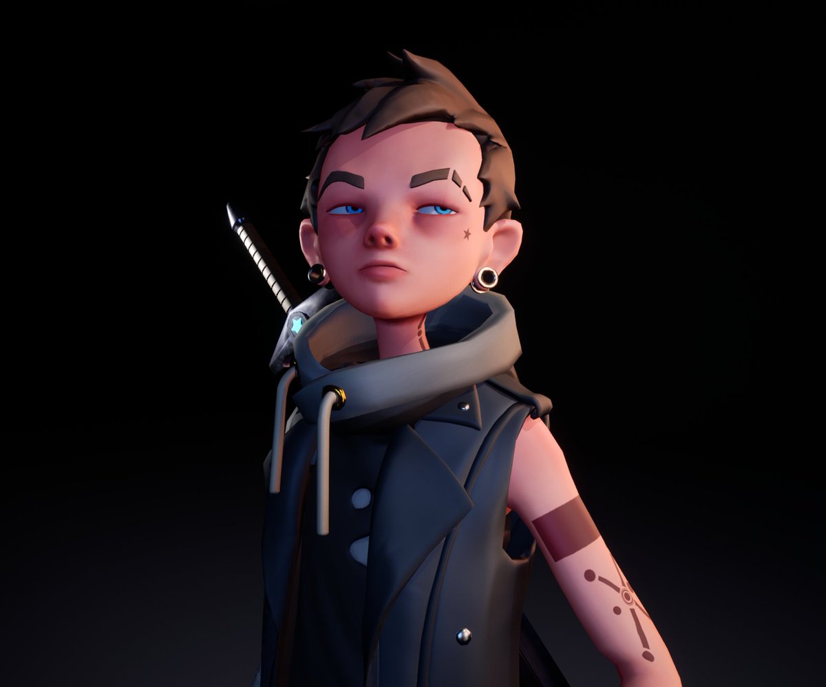 Soulgest's tweet photo. Trying a style i'm not so used to do 
https://t.co/4HhUTV4Yl5
#stylized #character #gameart #3d https://t.co/o9esjdaffp