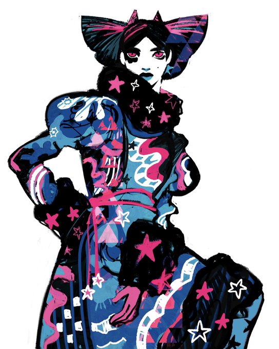 「puffy sleeves star print」 illustration images(Latest)