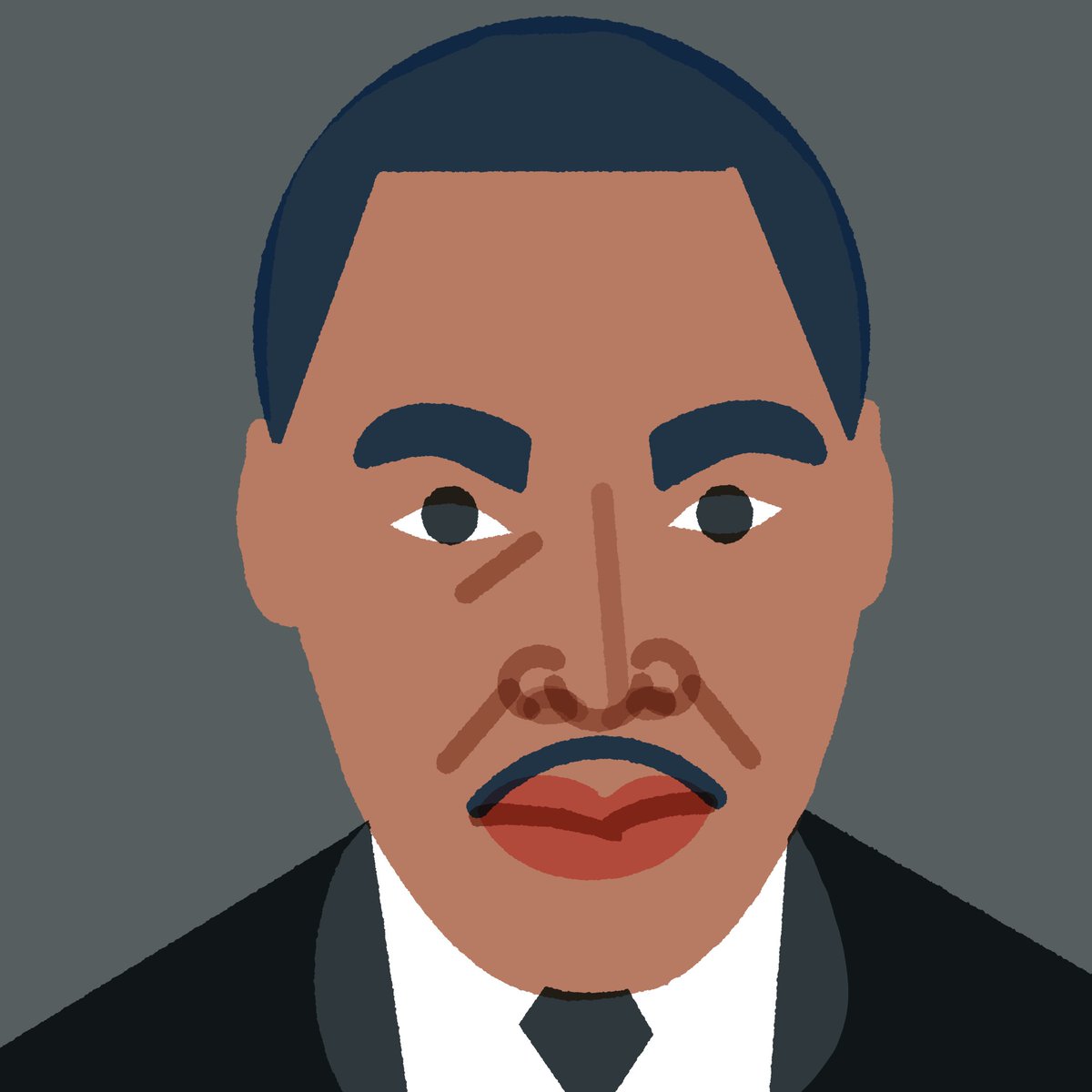 Lorenzo_Gritti's tweet photo. New Annual #martinlutherking #quickportrait for #mlkday https://t.co/wnsiwmE3oE