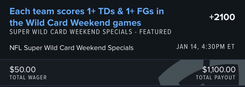 MRpickks's tweet photo. Went from this might have been a dumb bet too let’s go Dallas and bucs !! https://t.co/35Zwzt8FCa