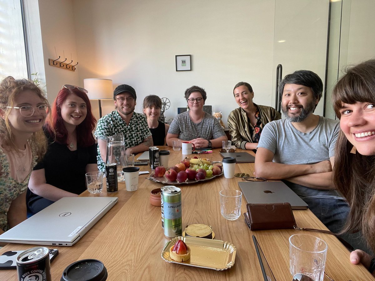 PirateSize's tweet photo. Last week we had the joy of getting back to in-person writers workshops!

We had a magical two days with Sarah, Pip, Dan, Bry, Lyss, Charlotte, Lawrence and Tess https://t.co/N4Qg09UZFV
