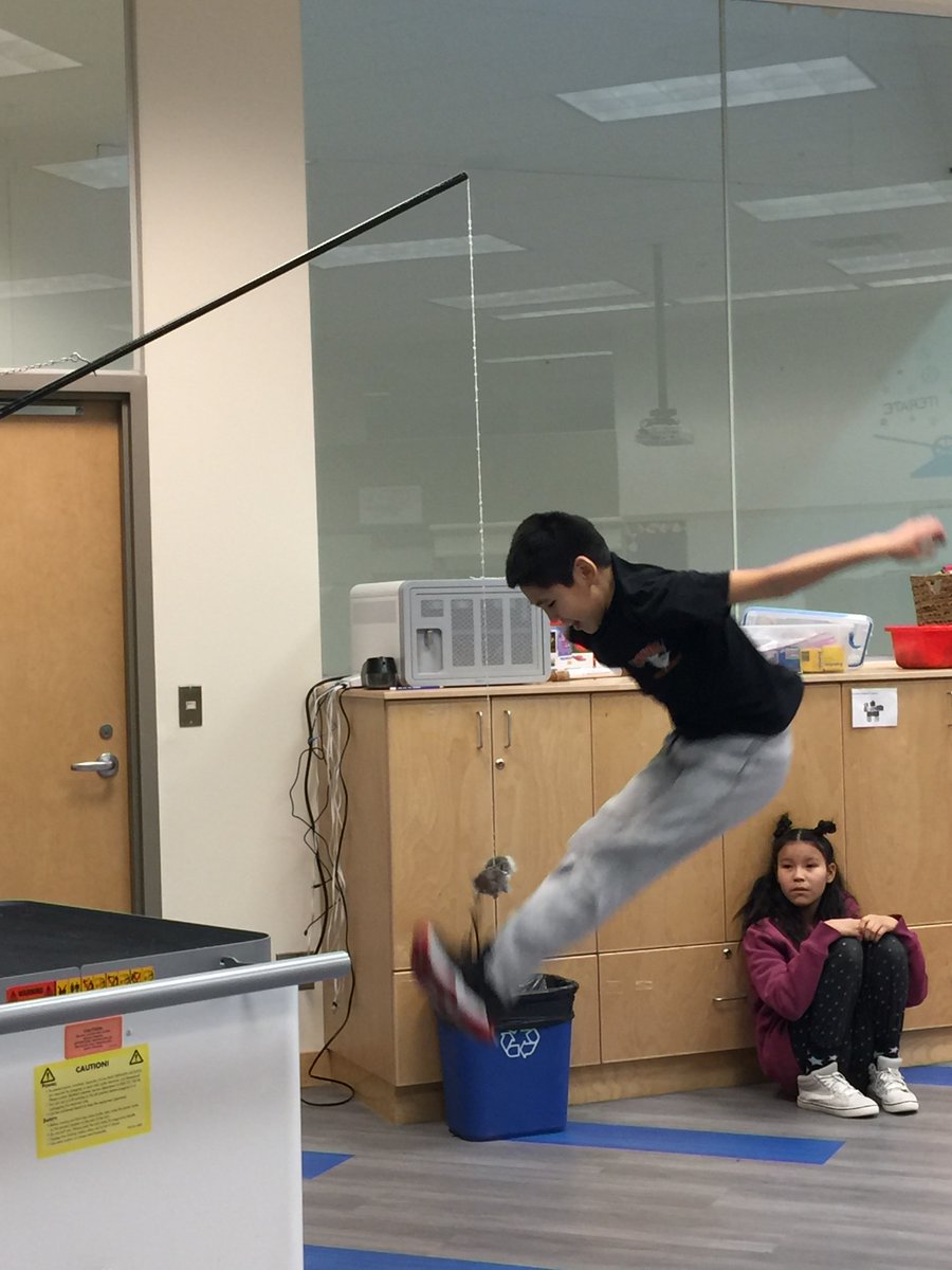 Weledeh's tweet photo. Nothing like practicing for the Indigenous Games at lunch time! https://t.co/SNSNrp39N1
