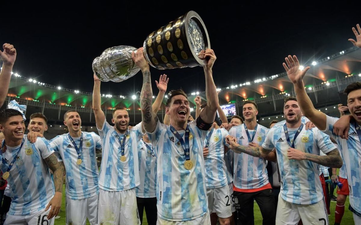 RouteCDM's tweet photo. Copa America 2021 🇧🇷

🇦🇷 1-1 🇨🇱
🇦🇷 1-0 🇺🇾
🇦🇷 1-0 🇵🇾
🇧🇴 1-4 🇦🇷
------------
🇦🇷 3-0 🇪🇨
🇦🇷 1(3)-1(2) 🇨🇴
🇦🇷 1-0 🇧🇷

🏆 https://t.co/qm8yLtZr4m