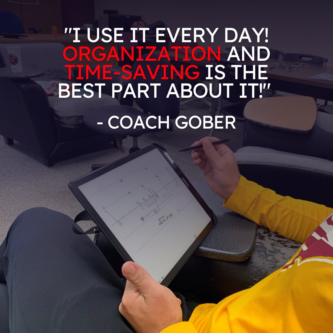 thecoachpad's tweet photo. "I use it every day! Organization and time-saving is the best part about it!"  

 - Coach Gober

#thecoachpad #coaching #footballcoach #collegefootball #highschoolfootball #hsfootball #leadership #youthfootballcoaching #coachinglife #footballplayer #footballcards https://t.co/HO914olnZm